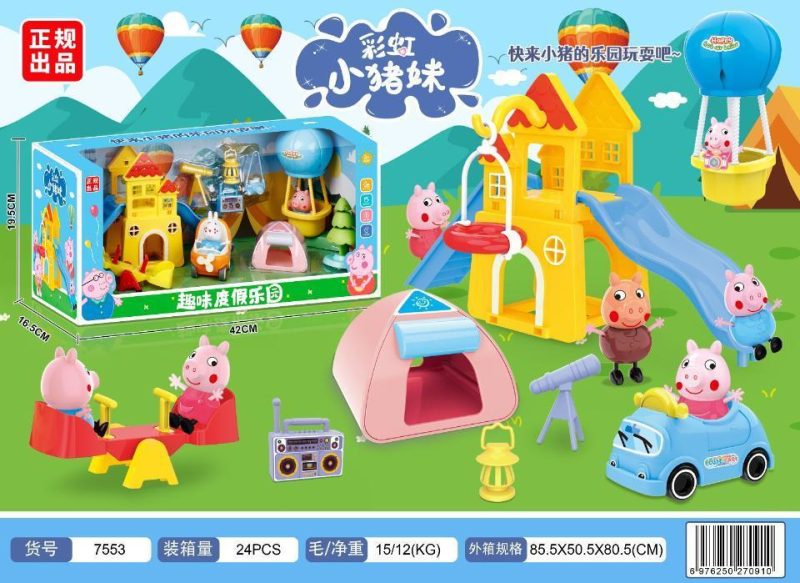 7553彩虹小猪妹24盒/箱-全旗玩具批发