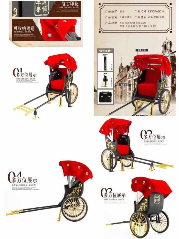8031合金黄包车30盒/箱-全旗玩具批发