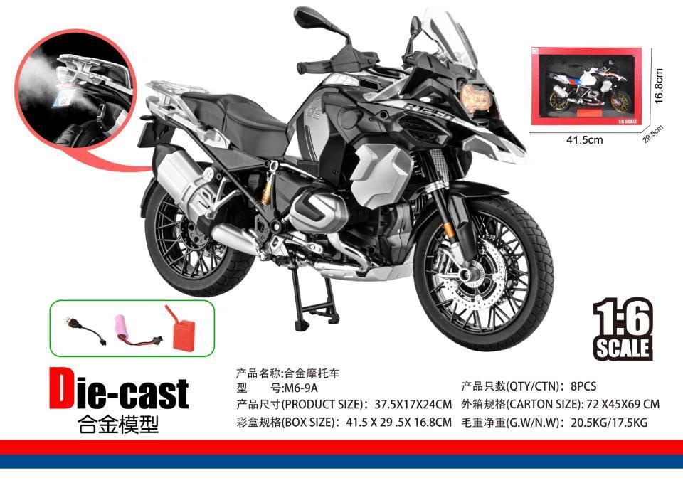 AA28 M6-9A黑色合金车（8/箱）-全旗玩具批发