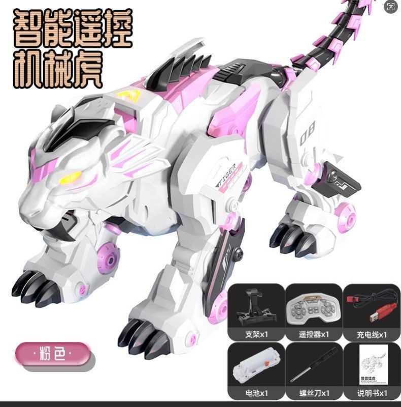 JJRC-N6-ZW 带轮智能机械虎(中文CN)12盒/箱-全旗玩具批发