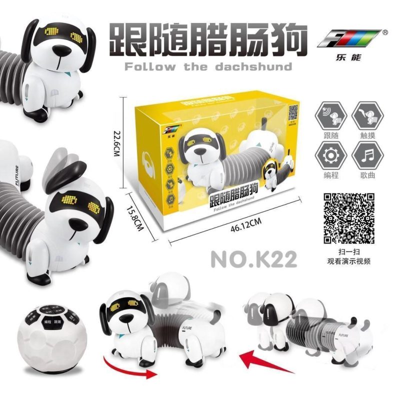 K22 跟随腊肠狗 8盒/箱-全旗玩具批发