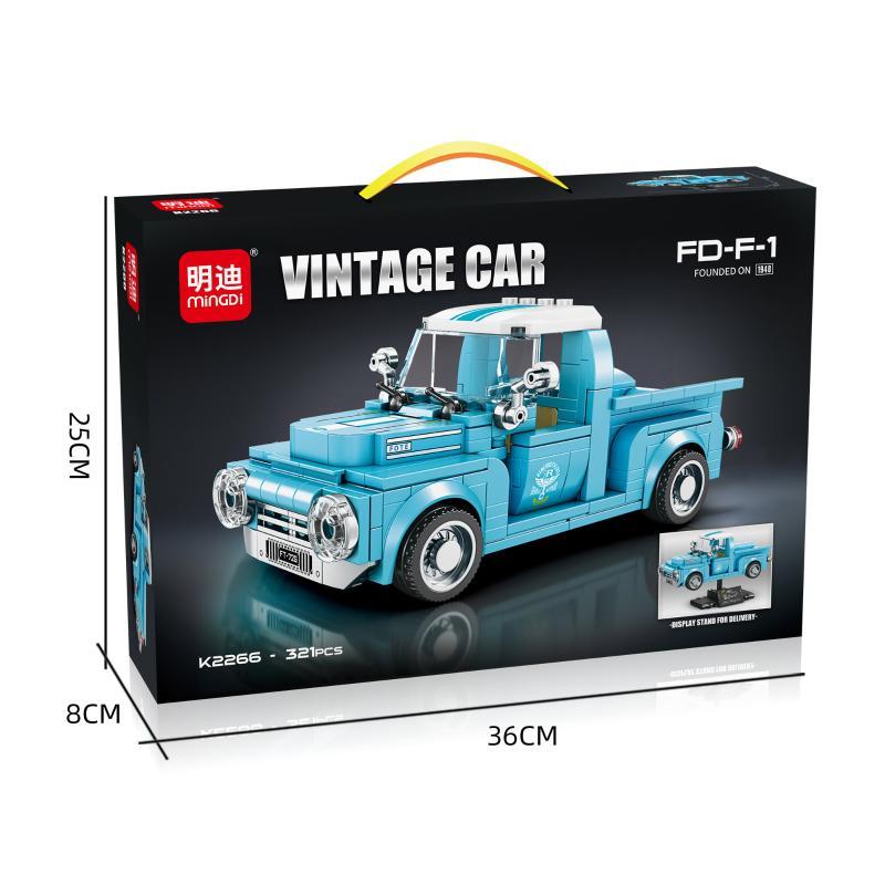K2266 复古积木车(321PCS)(36盒/箱)-全旗玩具批发