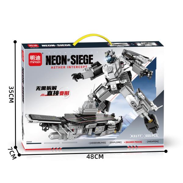 K3177 直变航母(655 PCS)(24盒/箱)-全旗玩具批发