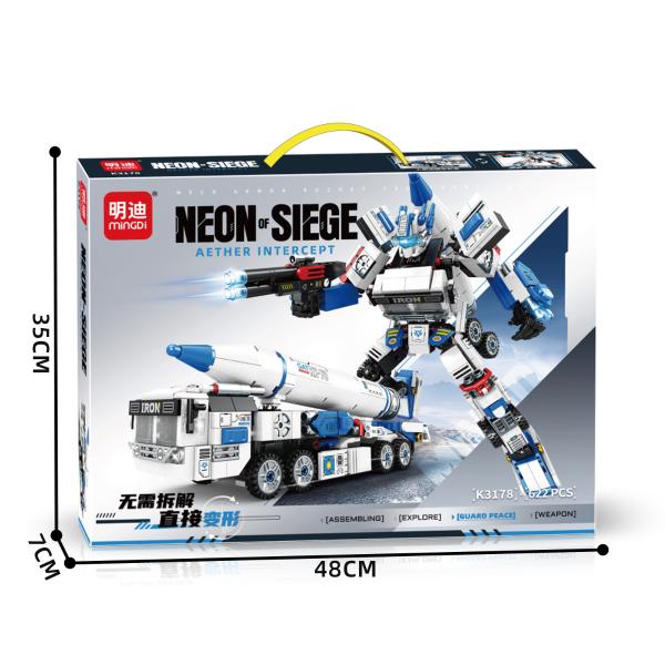K3178 直变火箭车(622 PCS)(24盒/箱)-全旗玩具批发