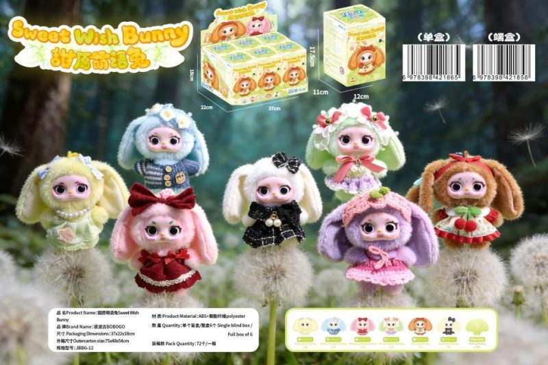 轻语-27362 XHW一甜愿萌语兔【整端6个】-全旗玩具批发