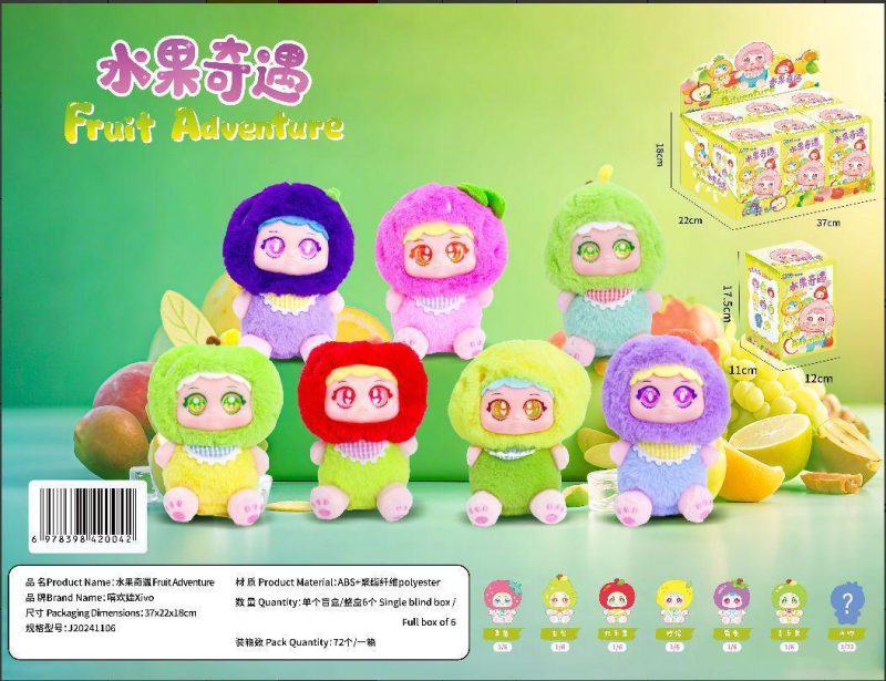 轻语一03157 XHW一水果奇遇毛绒-全旗玩具批发